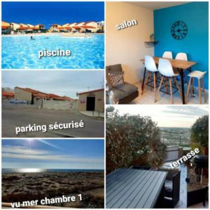 Villa Face A La Mer Sur Le Sable 8 Clim A L'Etage Le Barcares Exterior photo